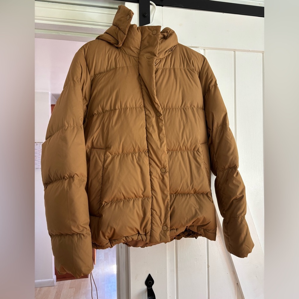 Brown wunder puff 600 down filled Puffer Jacket